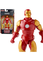 Marvel Iron Man 6-inch figure with rocket burn FX for dramatic display moments.