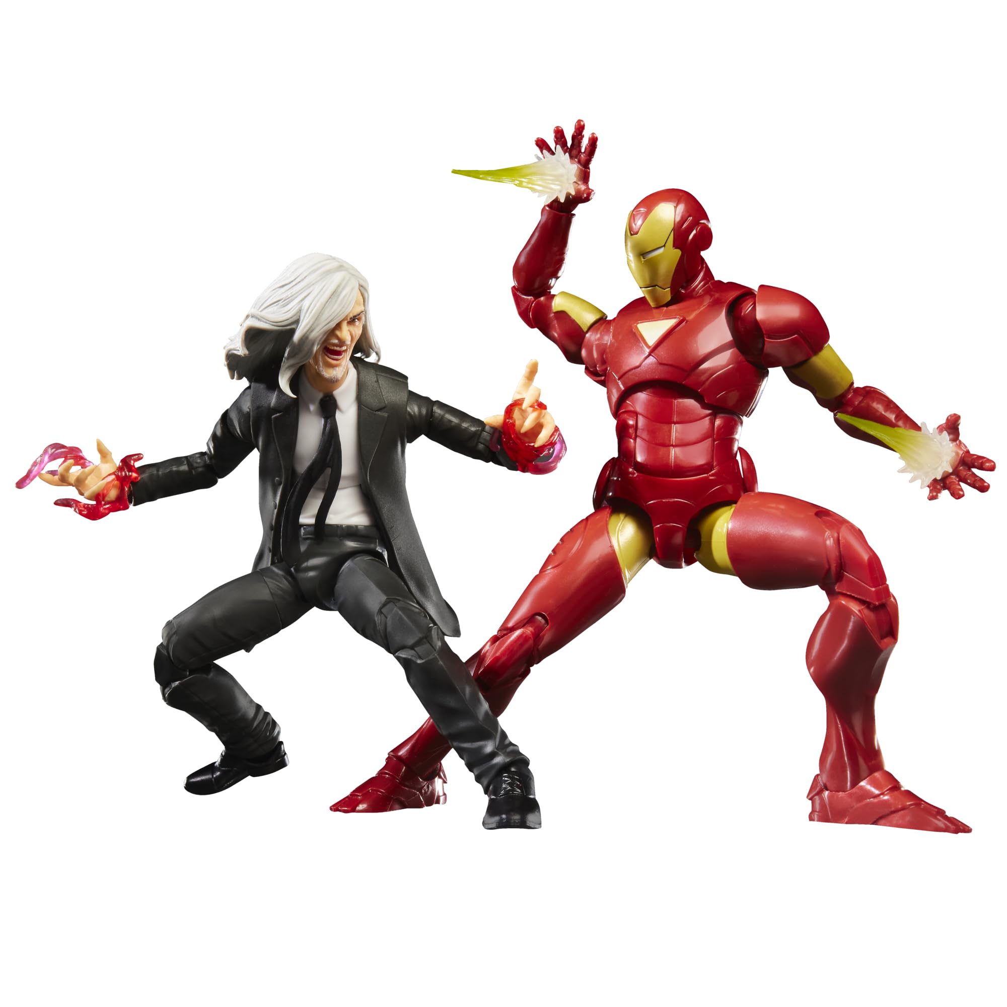 Marvel Iron Man Extremis figure front view for dramatic display.