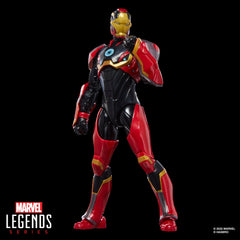 Marvel Iron Man Mark 72 armor color accents shine under light for collectors.