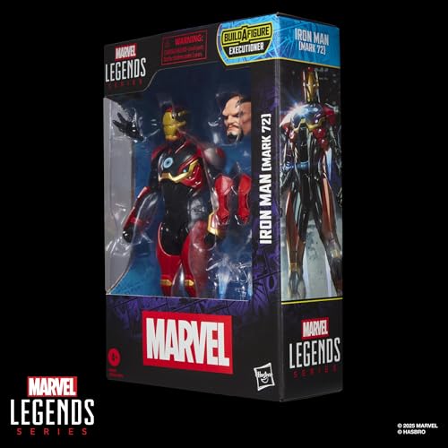 Marvel Iron Man Mark 72 articulation pose enables dynamic display options.