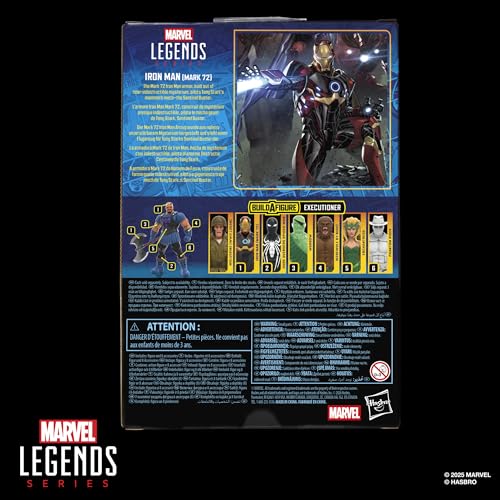 Marvel Iron Man Mark 72 display-ready figure adds hero presence to any shelf.