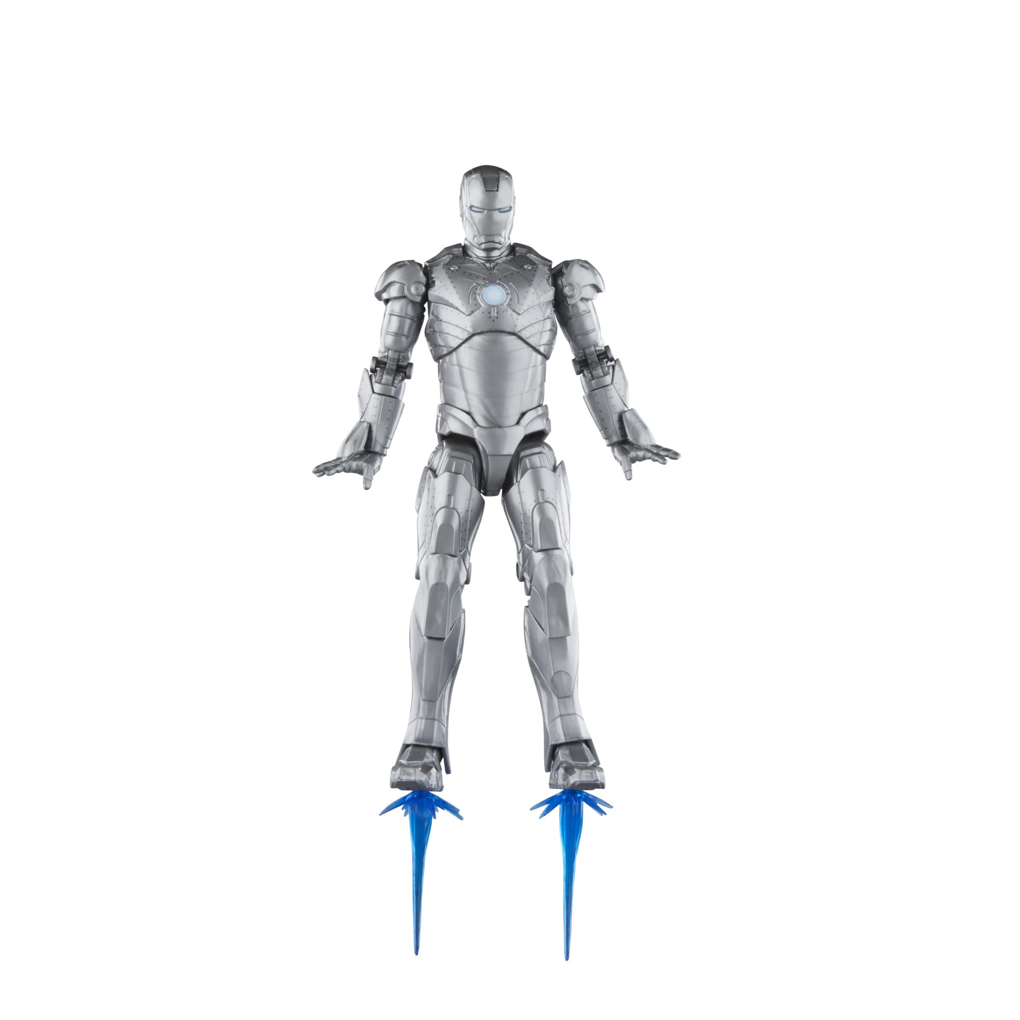 Marvel Iron Man Mark II display-ready figure ideal for shelf or desk.