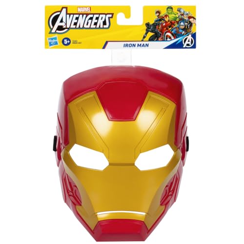Marvel Iron Man mask adjustable band ensures a secure fit for most kids.