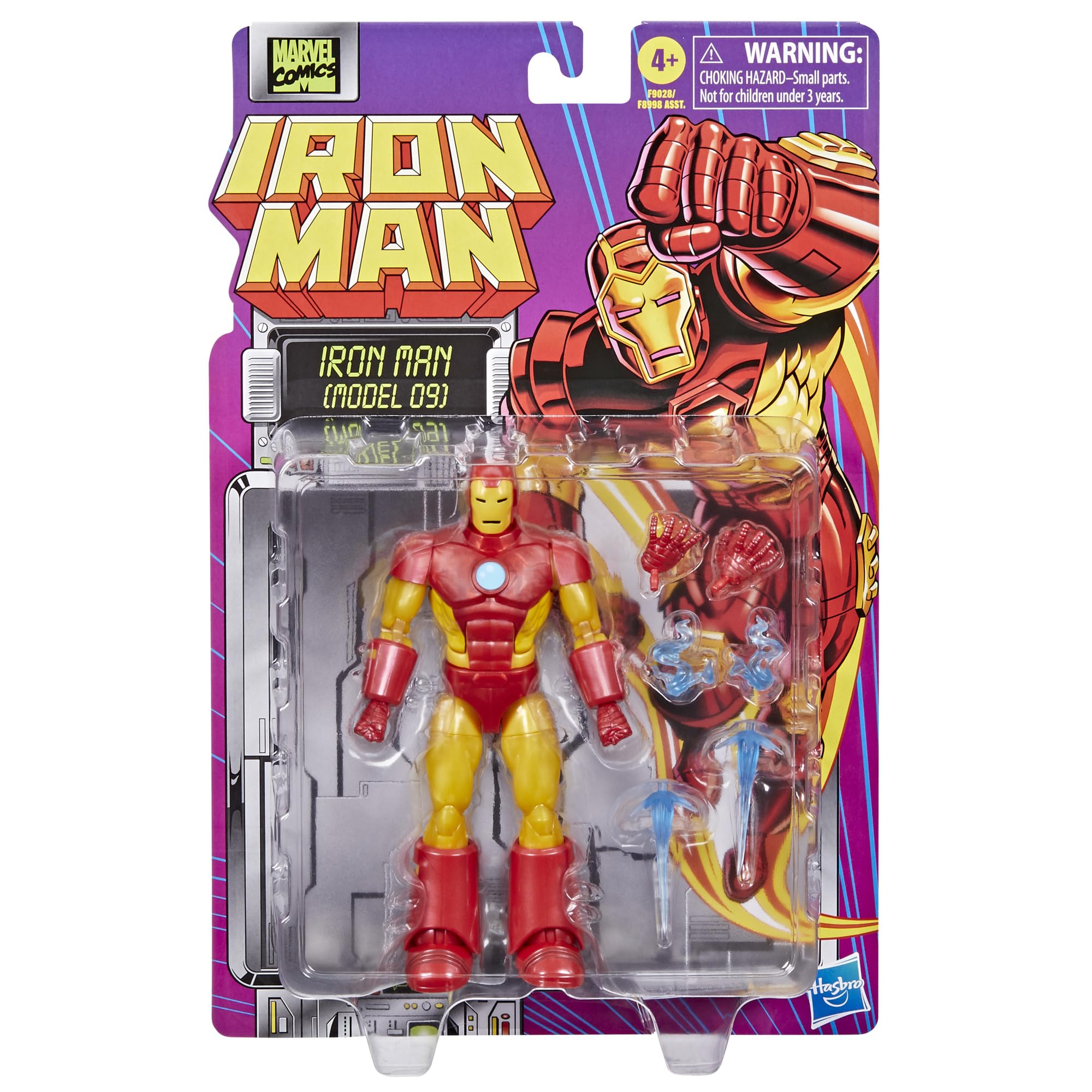 Marvel Iron Man Model 09 articulation pose enables dynamic shelf display