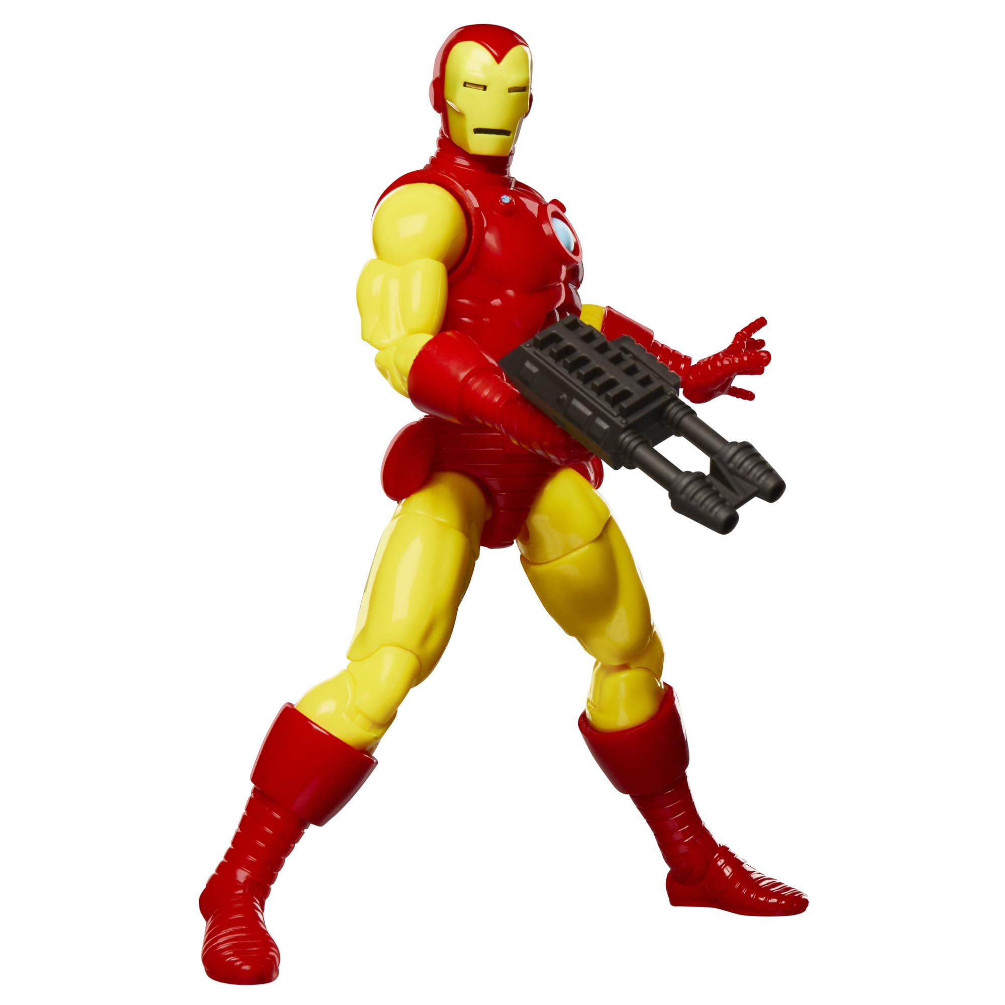Iron Man 6in collectors packaging retro-friendly for shelf display.