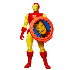 Iron Man 6in retro packaging with card-back design for collectors.