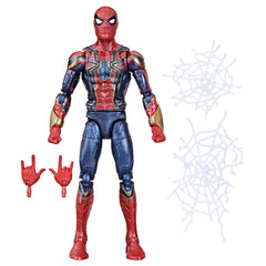 Marvel Iron Spider figure front view shows premium deco for display