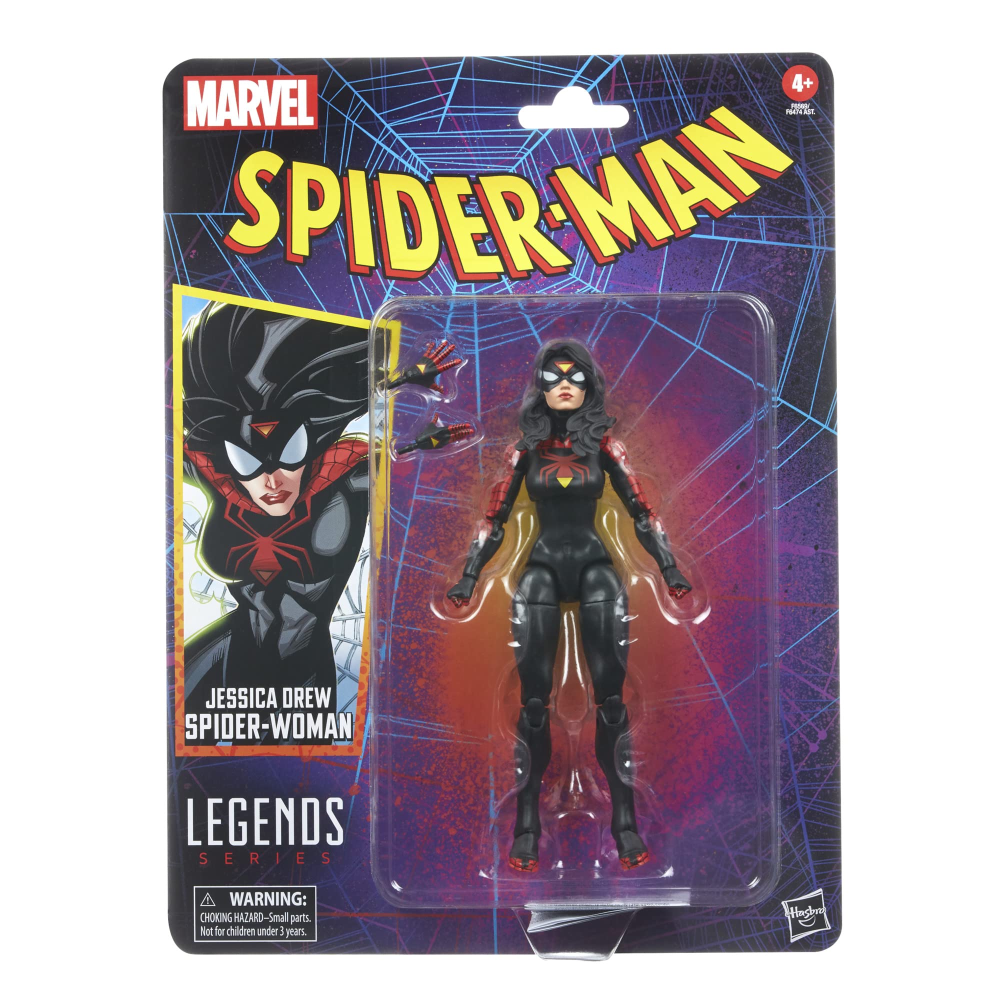Marvel Legends Spider-Woman articulation enables versatile posing options