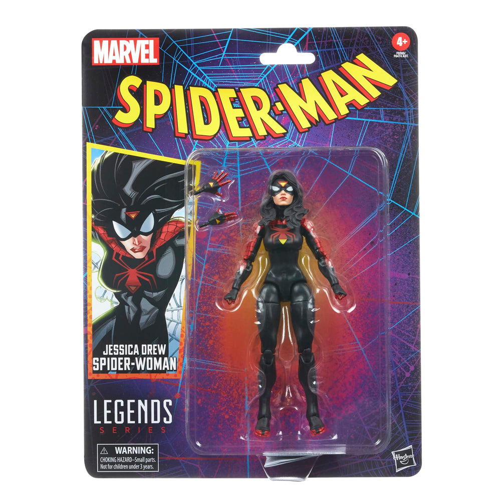 Marvel Legends Spider-Woman articulation enables versatile posing options