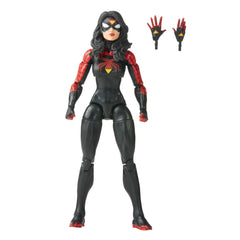 Marvel Legends Spider-Woman front view for dynamic pose and display
