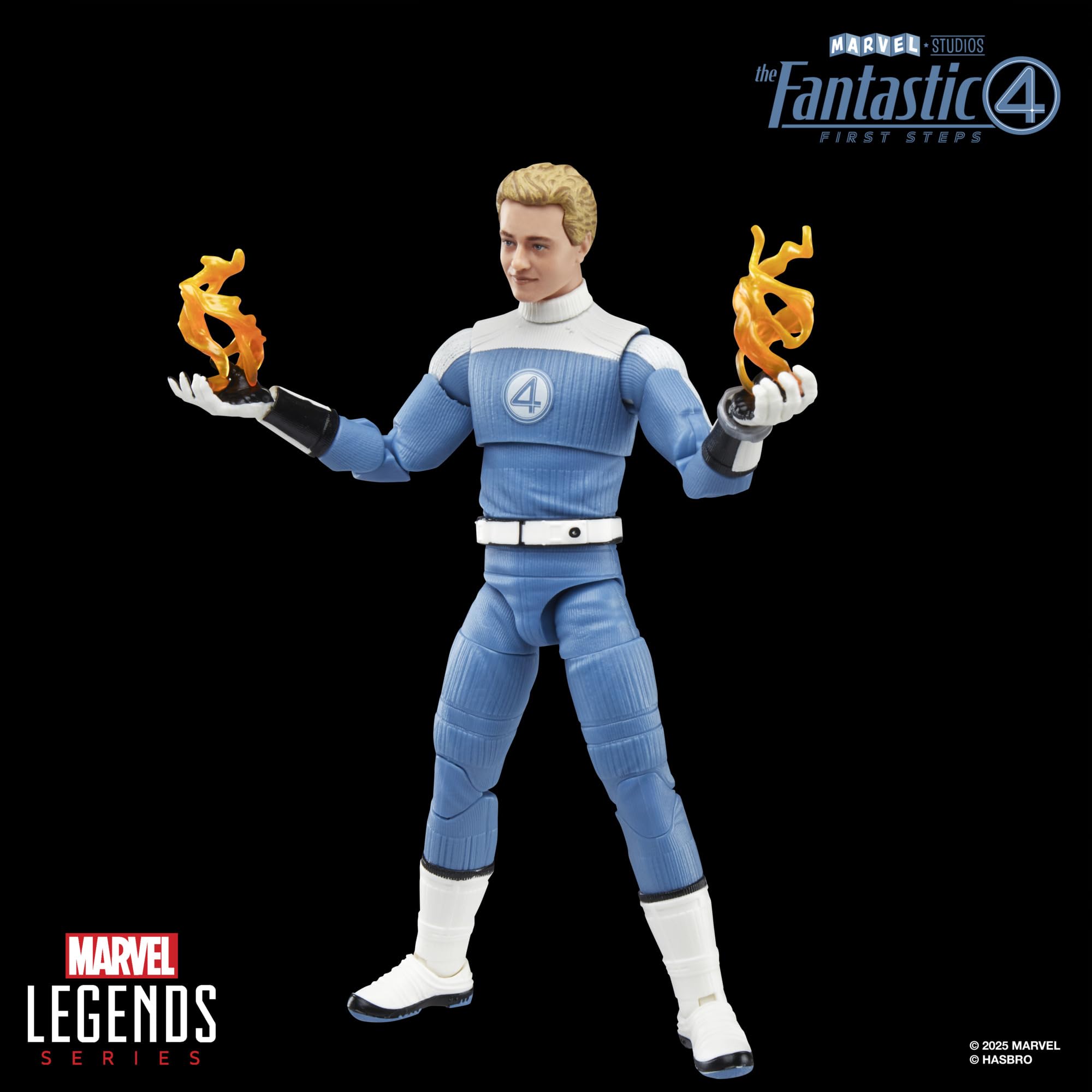 Marvel Johnny Storm articulation points enable varied poses and storytelling