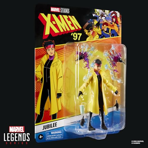 Marvel Jubilee action figure cohesive with X-Men team for impressive display.