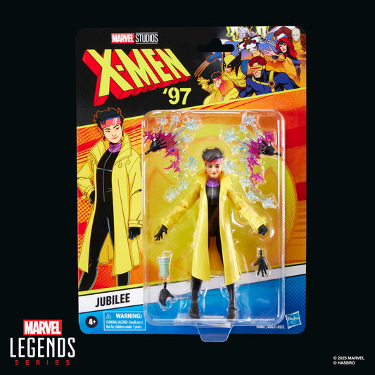 Marvel Jubilee figure articulation close-up shows over 20 points for versatile posing.