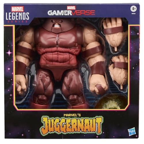 Marvel Juggernaut Gamerverse figure in a side pose highlighting dynamic silhouette for posing