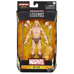 Marvel Ka-Zar accessories set including spear and alternate hands.