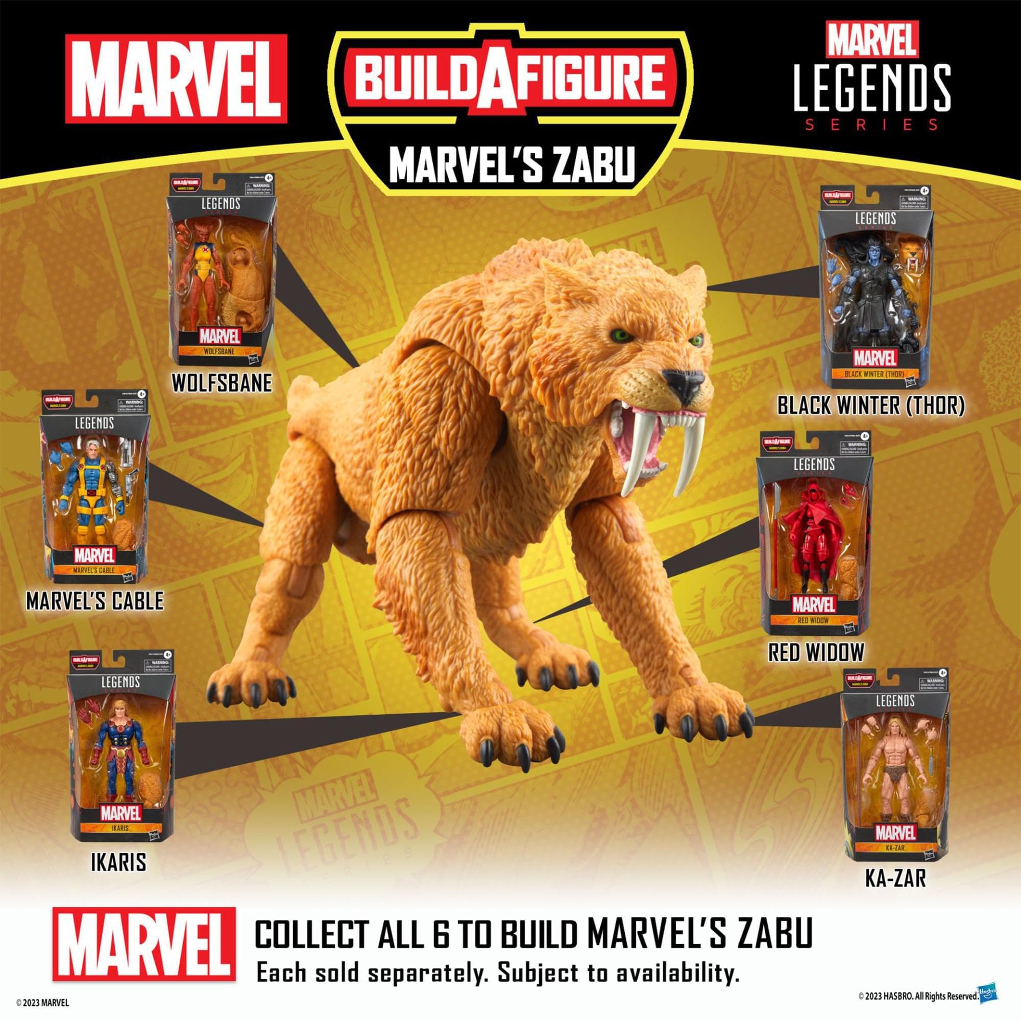 Over 20 articulation points enable dynamic poses for Ka-Zar.