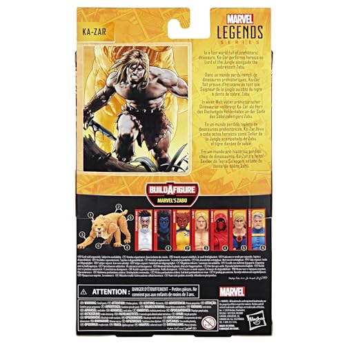 Ka-Zar collection-ready pose with other Legends figures.