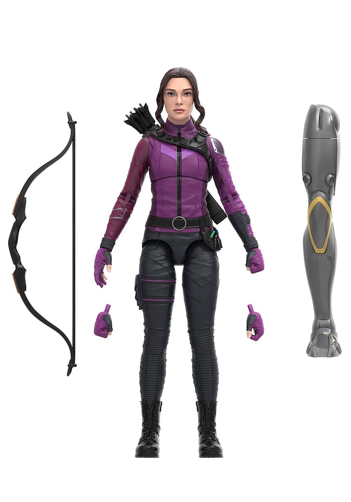 Marvel Kate Bishop Disney Plus figure in dynamic pose for display and collection.