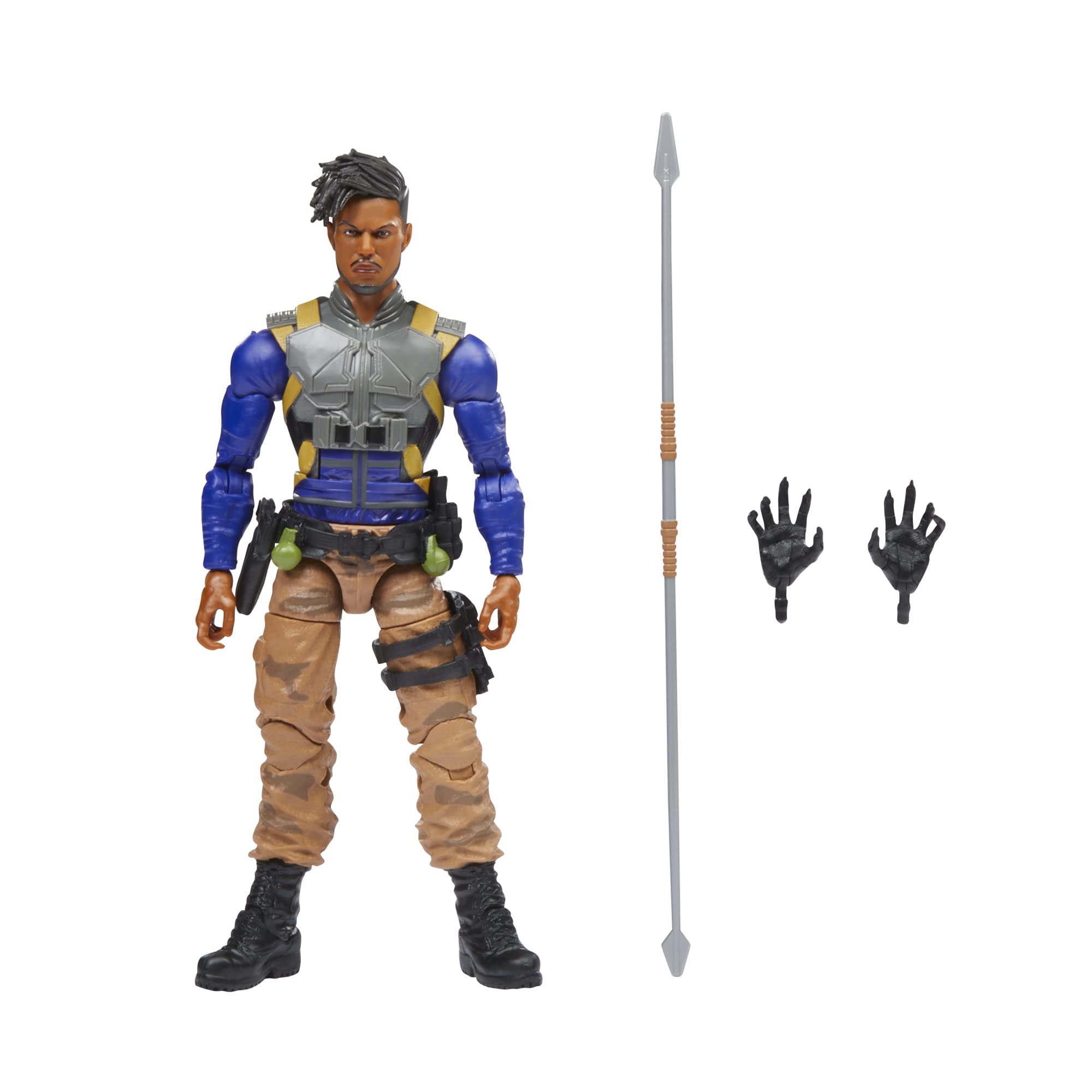 The Marvel Killmonger What If 6-inch figure offers premium poseability for display.
