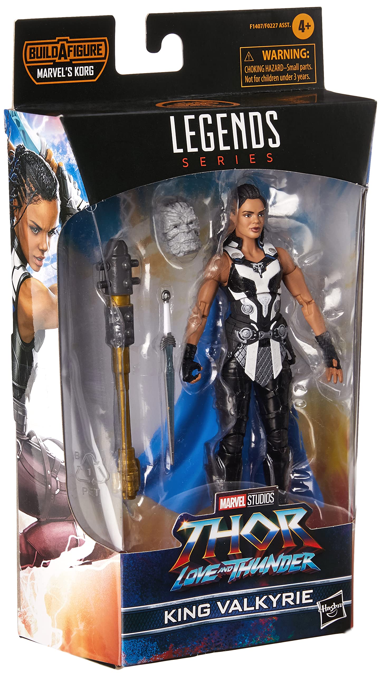 King Valkyrie articulation enables dynamic posing with Marvel King Valkyrie figure.