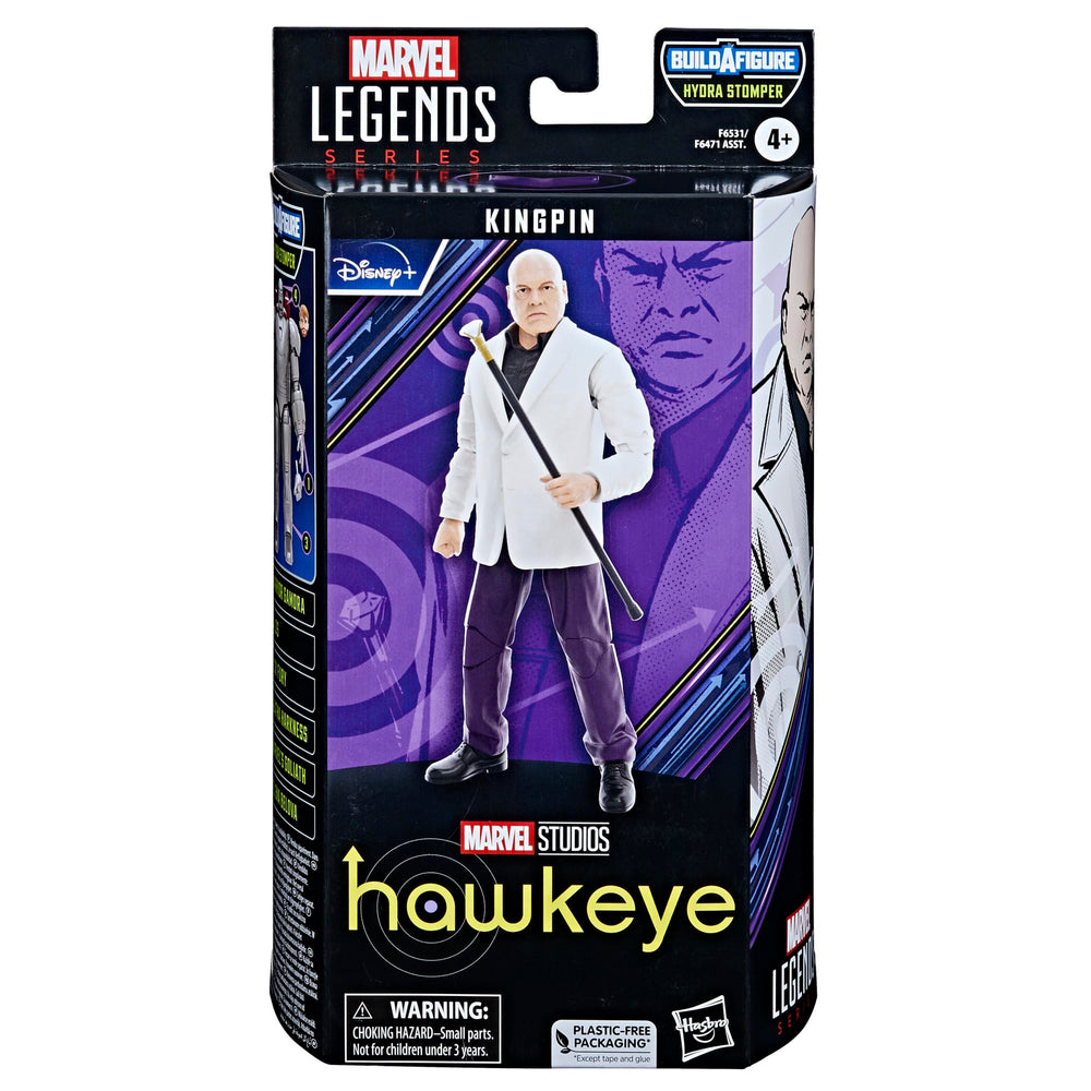 Marvel Kingpin figure accessories include three items for versatile setups.