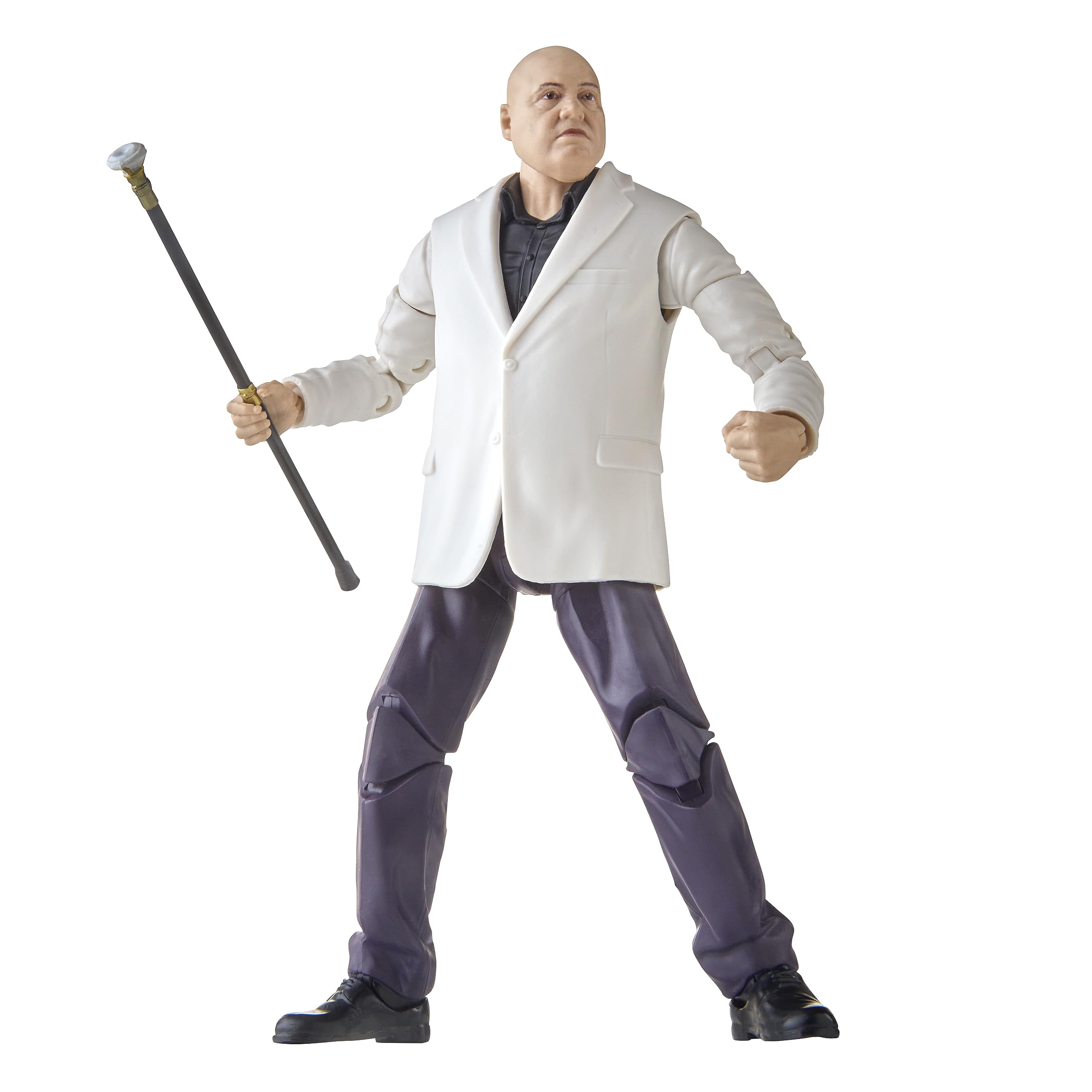 Marvel Kingpin figure packaged for display ready shelving and gifting.