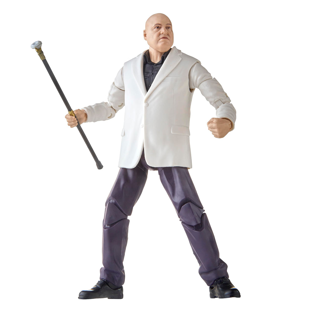 Marvel Kingpin figure packaged for display ready shelving and gifting.