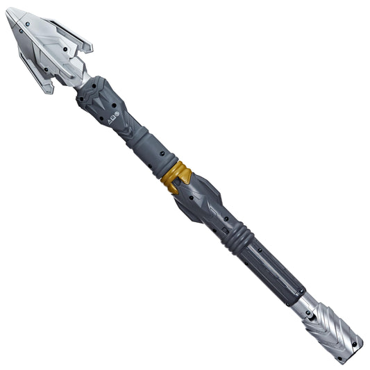 Marvel Kingsguard FX Spear button activation enables dynamic sound effects.