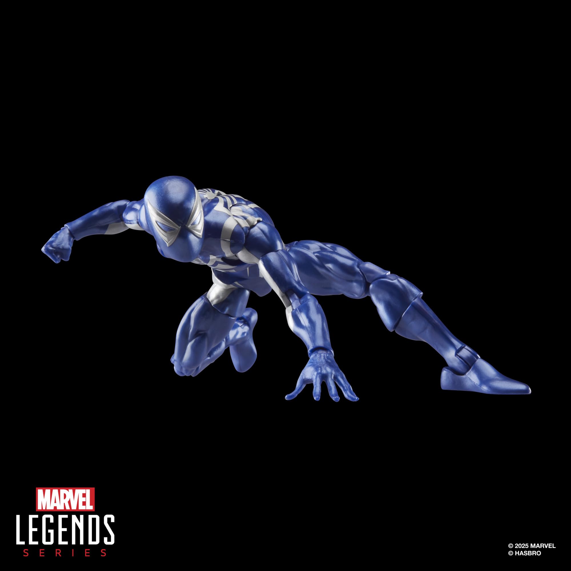 Marvel Legends Anti-Venom suit detail close-up showing texture and deco.