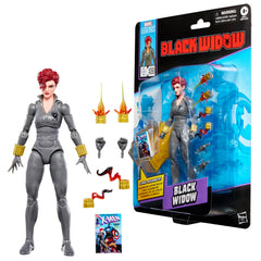 Marvel Legends Black Widow 6-inch figure ready for display and dynamic posing.