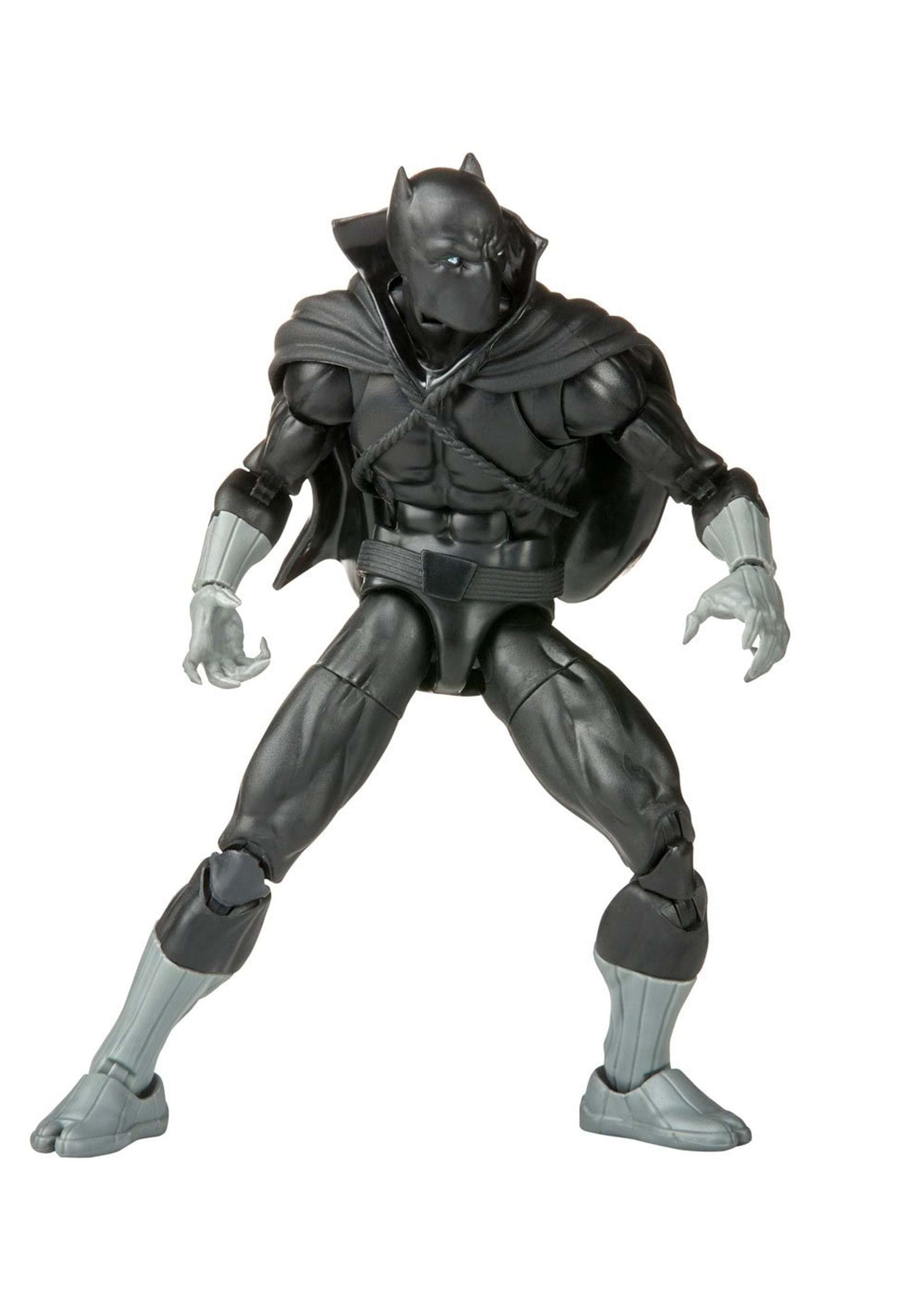Black Panther claws closeup highlights swappable hands and authentic comic-era design.