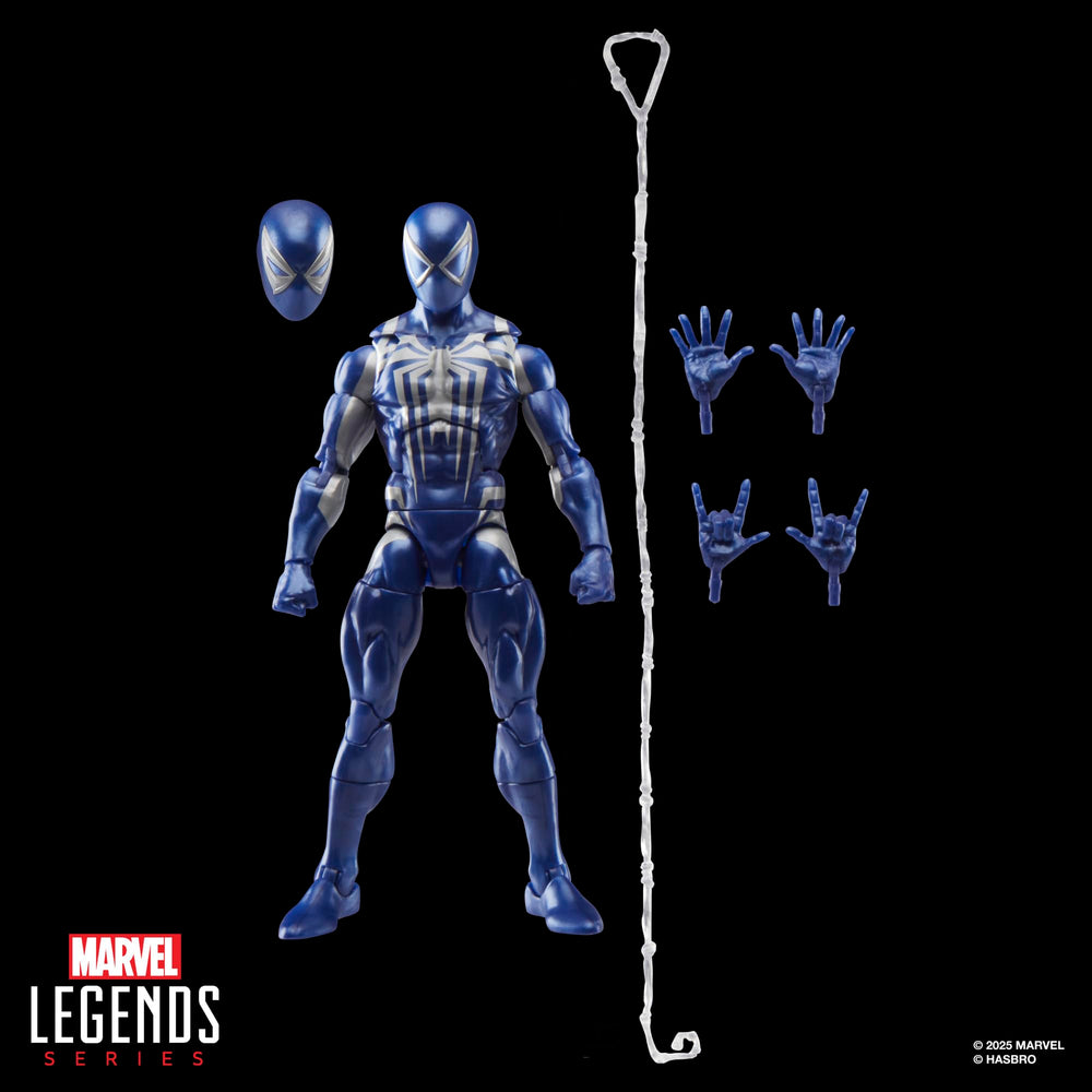 Marvel Legends display base and stand for stable posing.