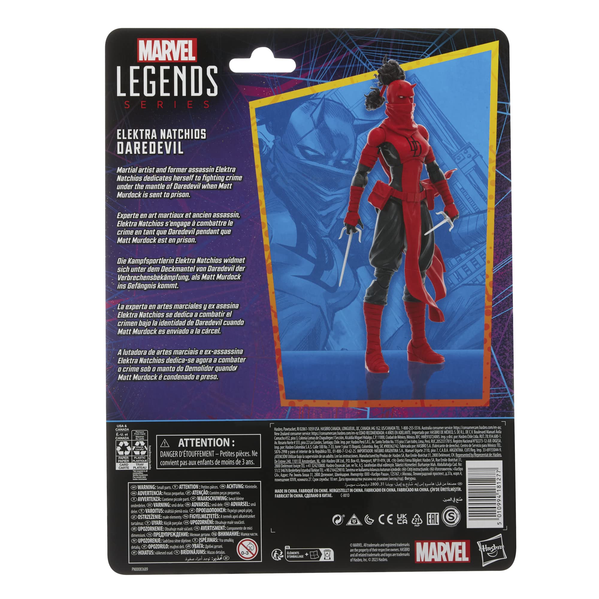 Marvel Elektra Natchios articulation enables expressive combat stances.