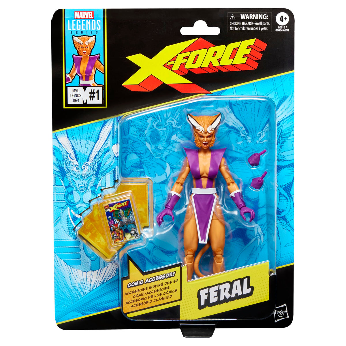 Marvel Legends Feral figure in 6-inch scale for display and posing