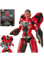 6-inch Marvel Legends Ironheart figure from Wakanda Forever, highly poseable for dynamic display