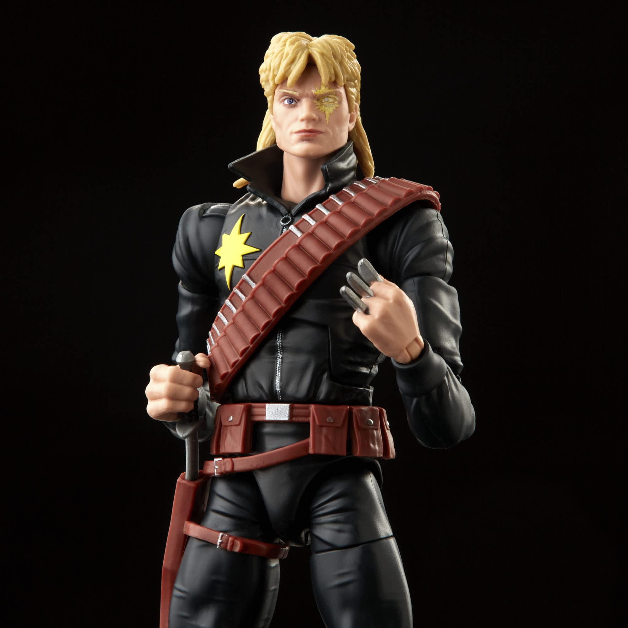 Premium articulation of Marvel Longshot supports expressive, life-like posing.