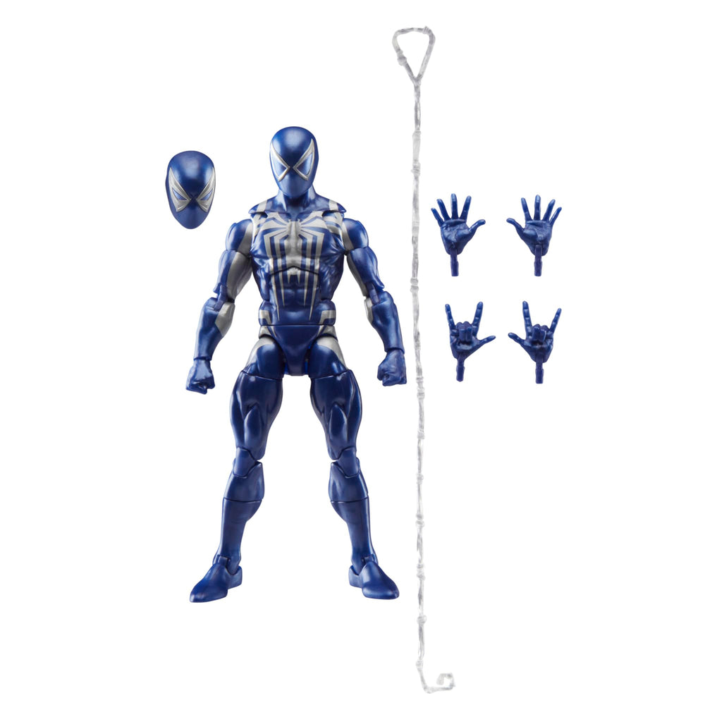 Marvel Legends Peter Parker Anti-Venom Front view for dynamic shelf display.