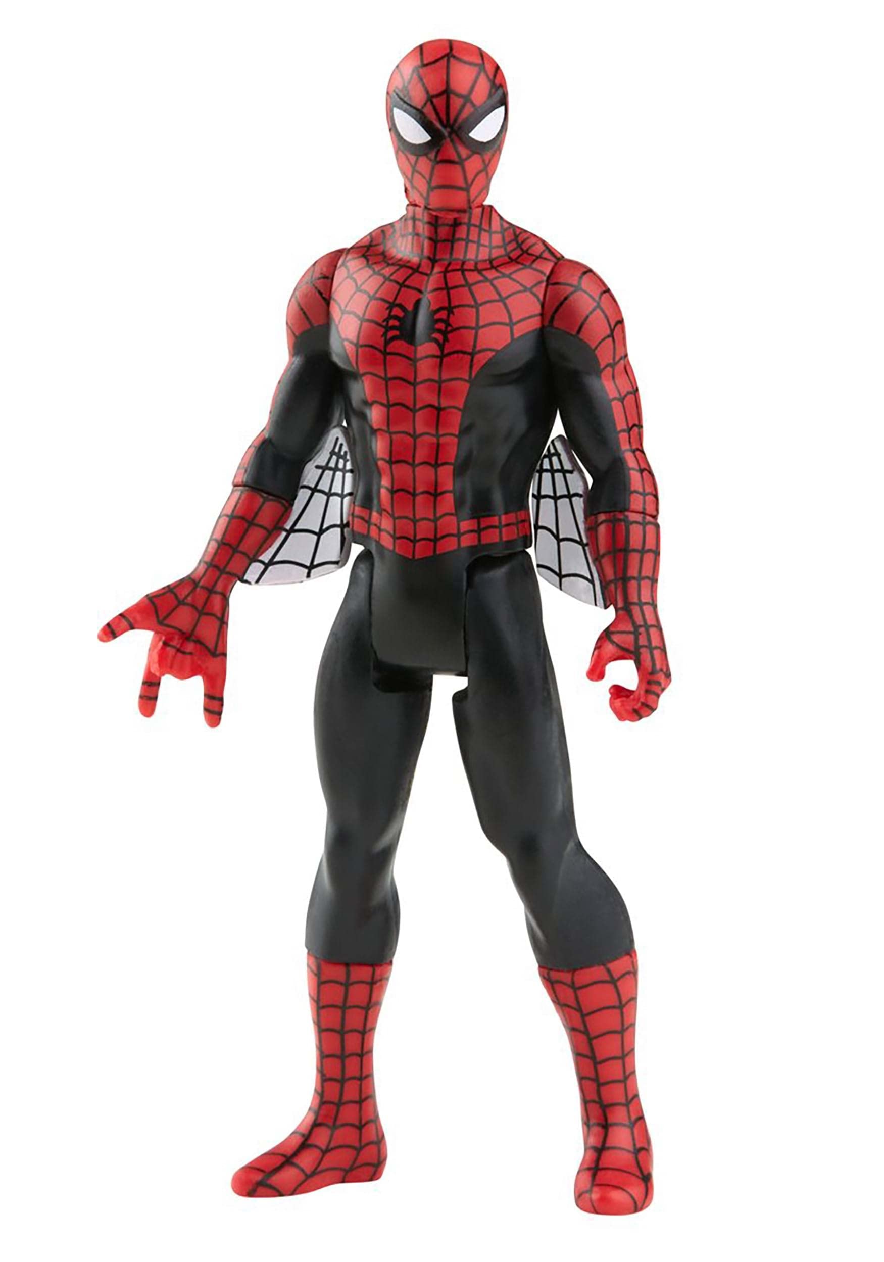 Marvel Legends Series Retro 375 Spider-Man figure front view ideal for display and posing.