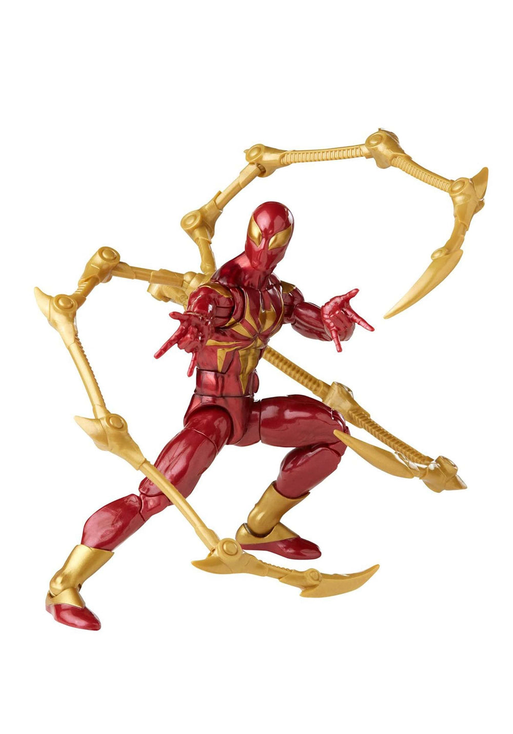 Marvel Legends Iron Spider alternate hands for varied poses.