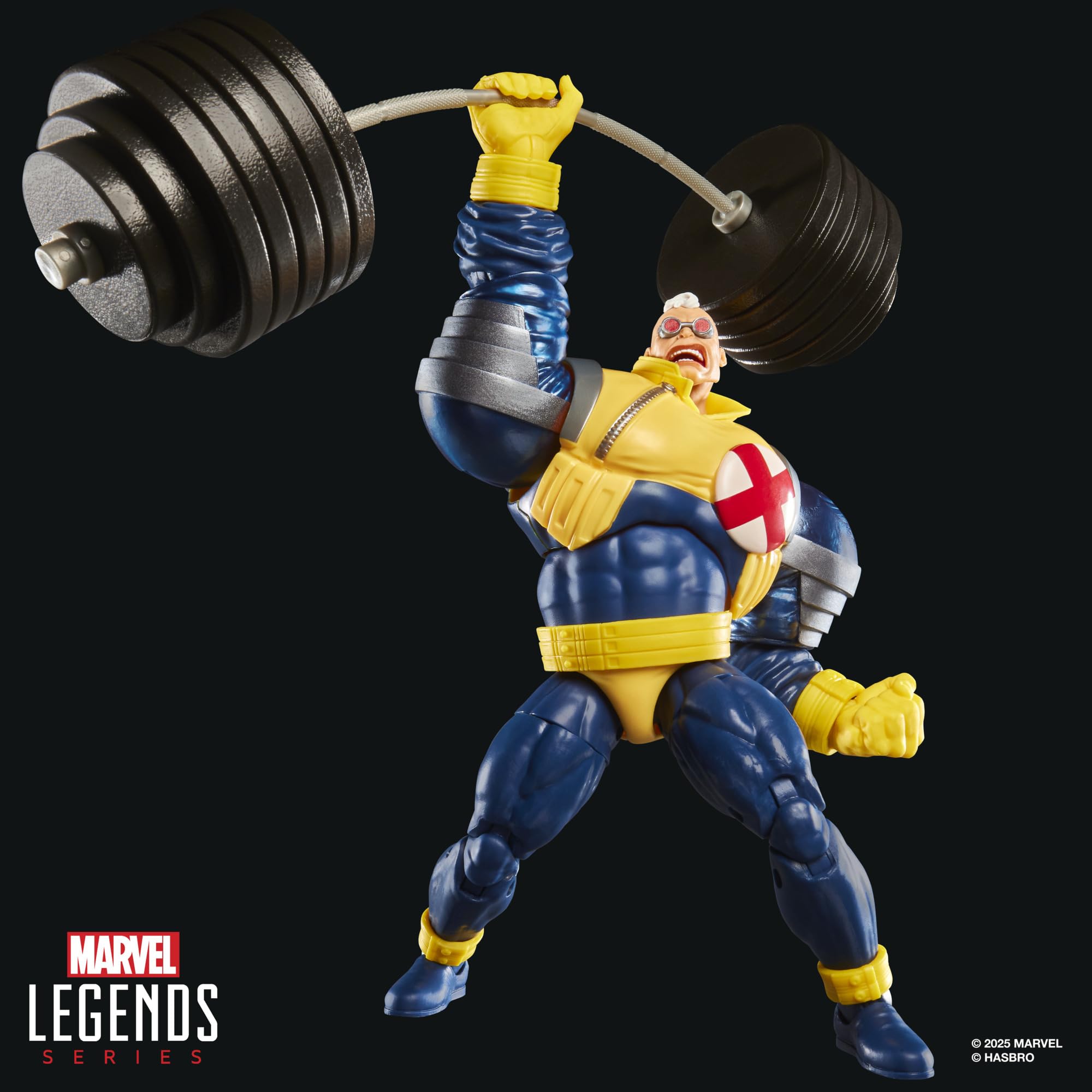 Marvel Legends Strong Guy in-box display emphasizes collectible packaging value