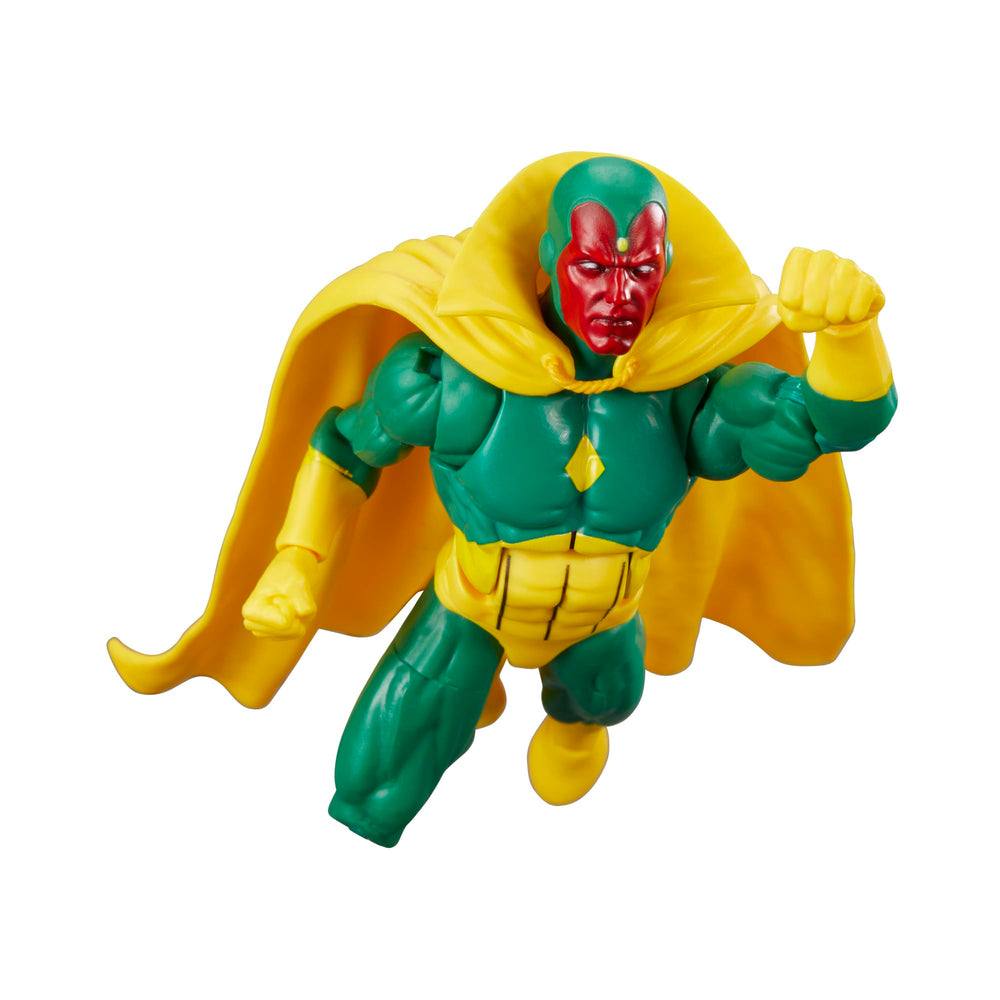 Marvel Legends Vision detail and premium deco elevate your collection.