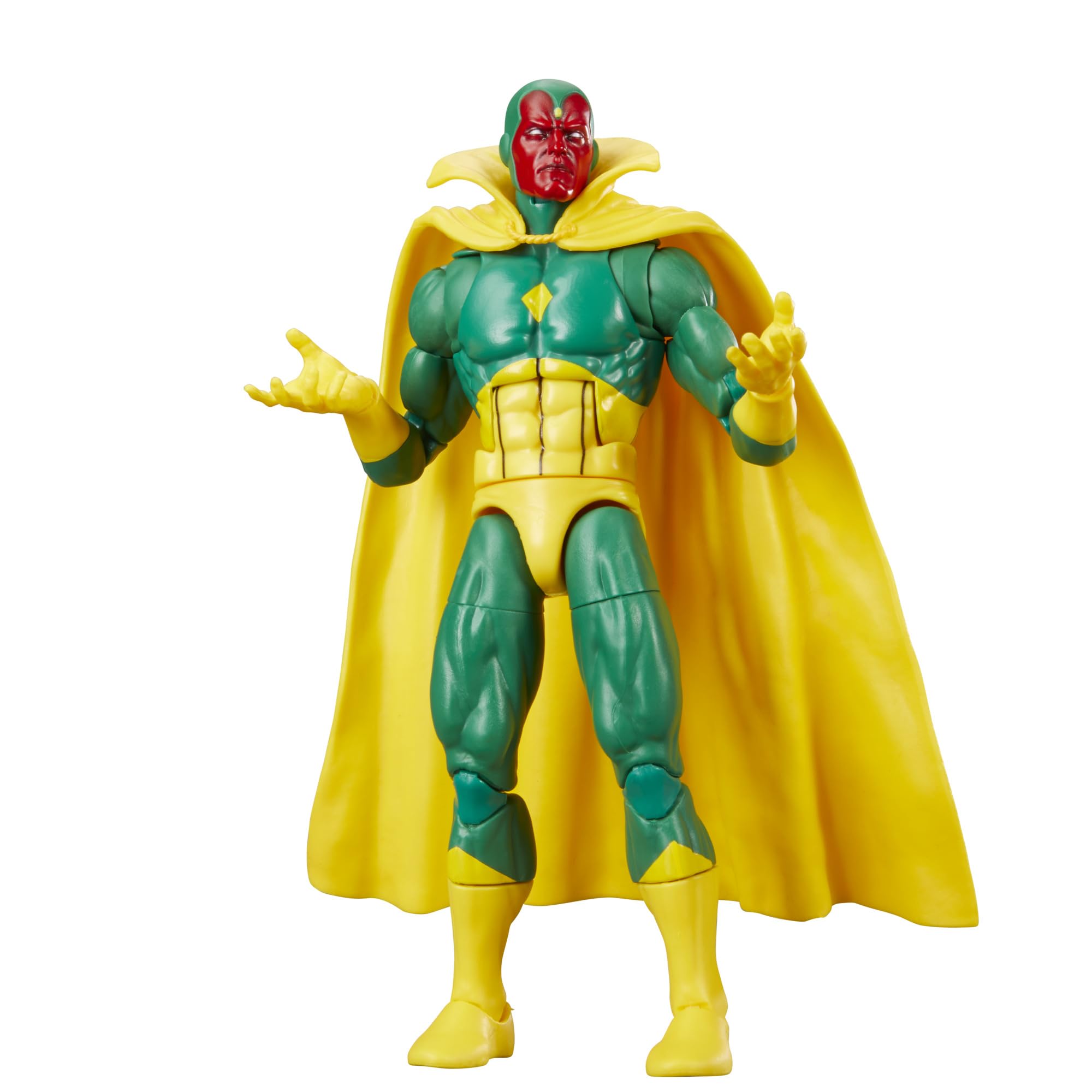 Marvel Legends Vision display-ready 6-inch figure on shelf.