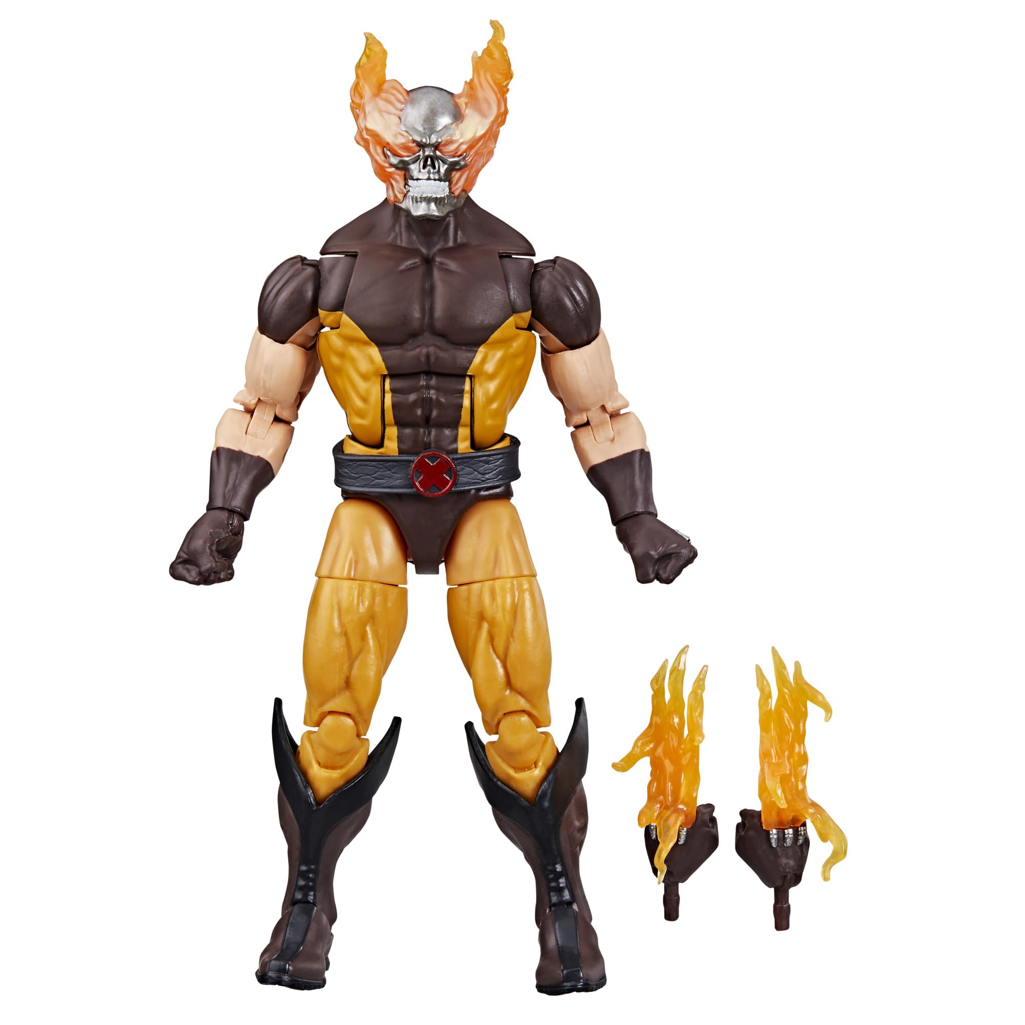 Marvel Legends Weapon of Vengeance Wolverine front view highlights premium sculpt for display