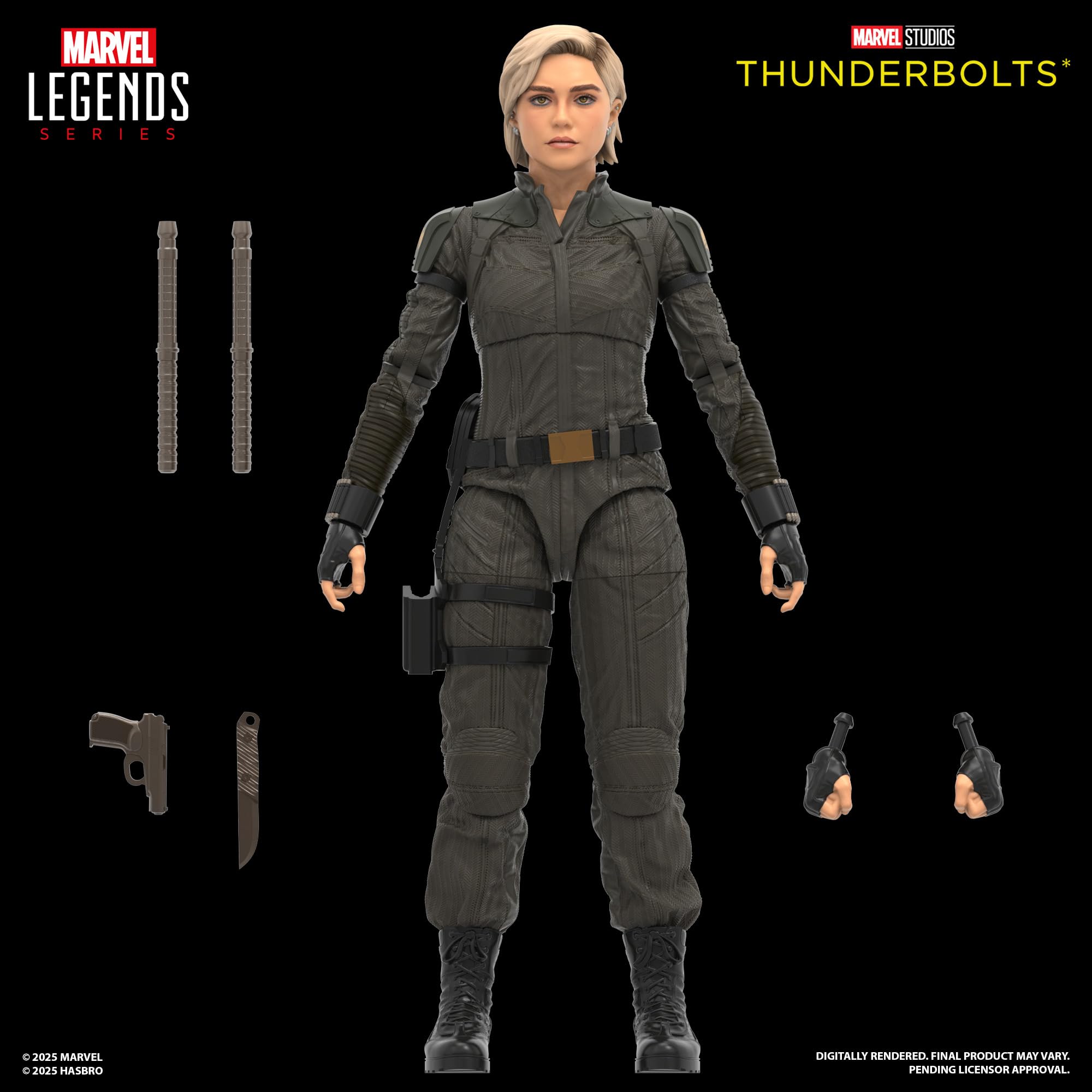 Six-inch Marvel Legends figures with premium articulation for varied poses.
