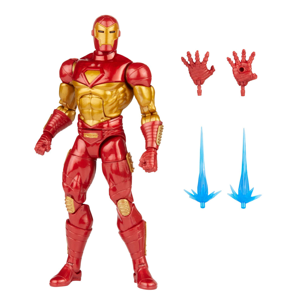 Marvel Legends 6-inch modular Iron Man figure with premium articulation for dynamic posing