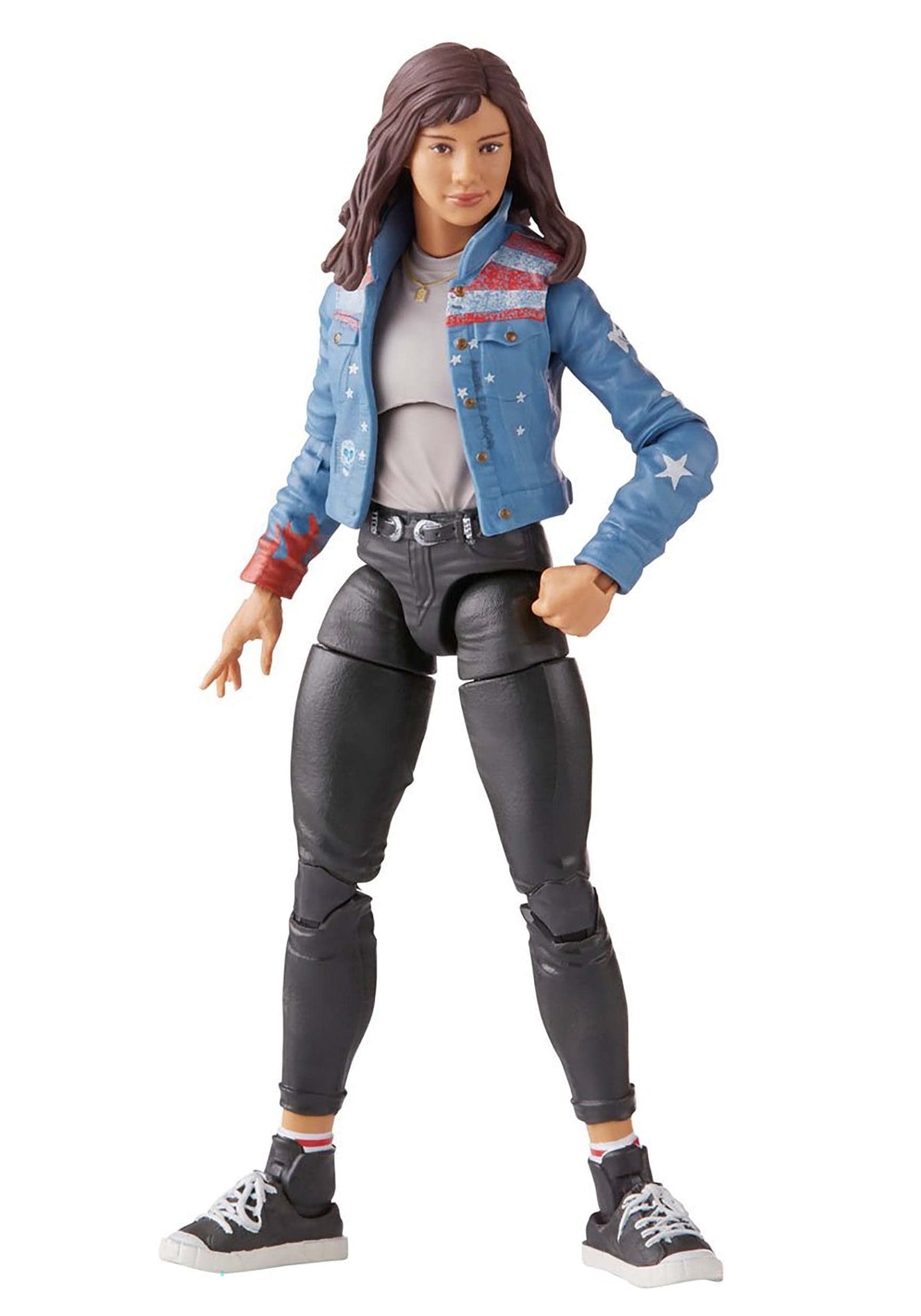 Marvel Legends America Chavez 6-inch figure for display with screen-accurate styling.