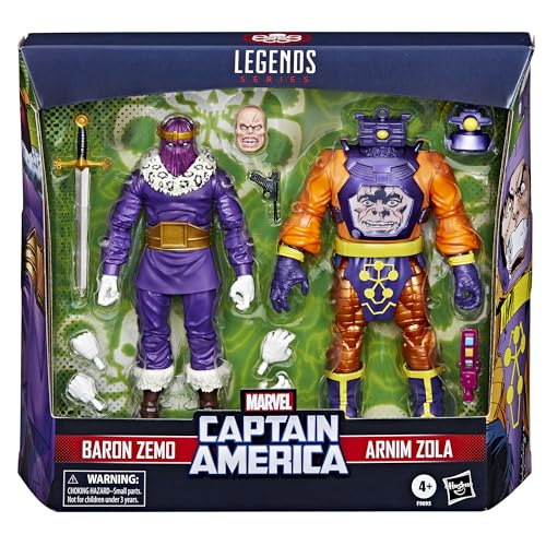 Marvel Legends Arnim Zola figure ready for dramatic shelf poses