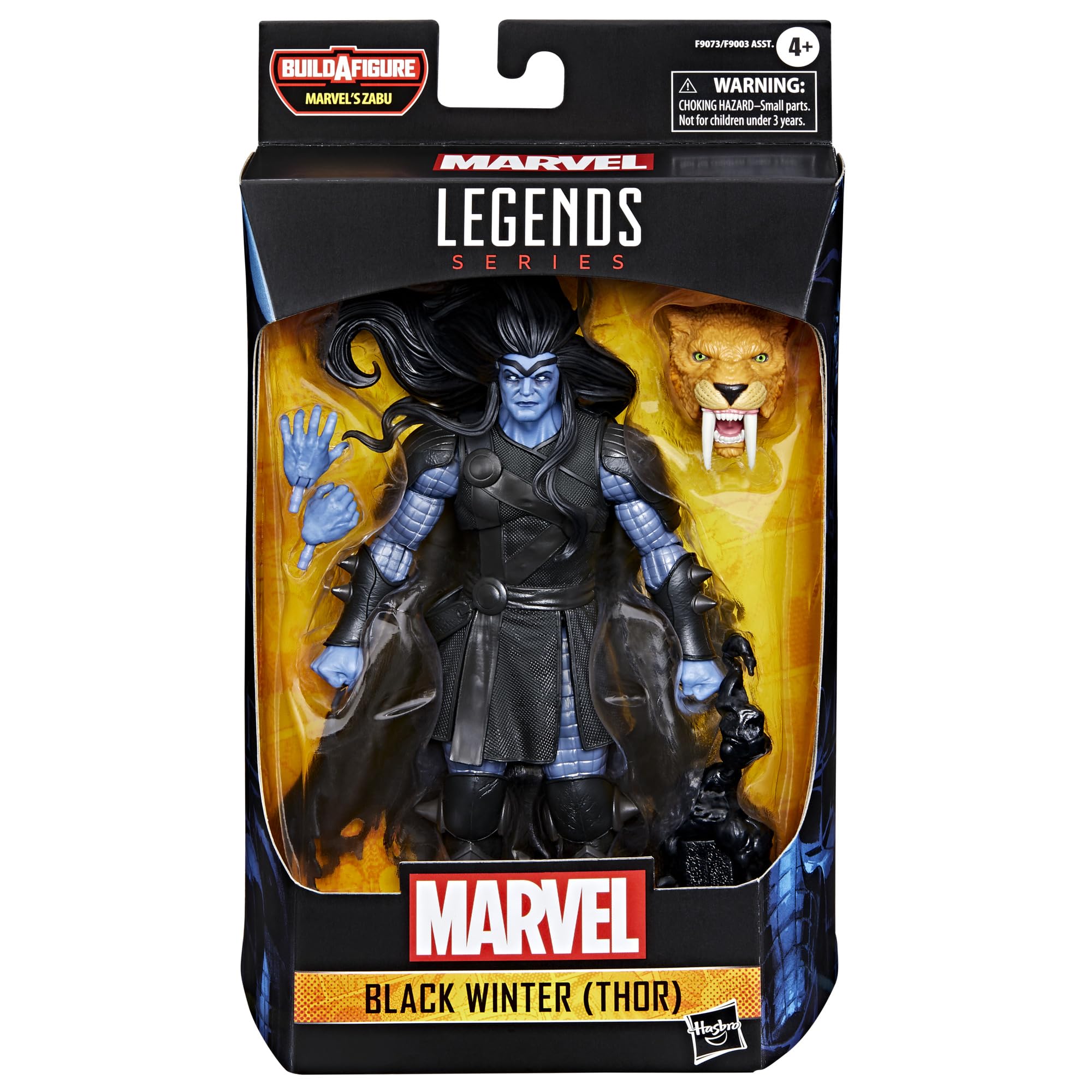 Marvel Legends Black Winter Thor pose-ready figure highlights over 20 articulation points.