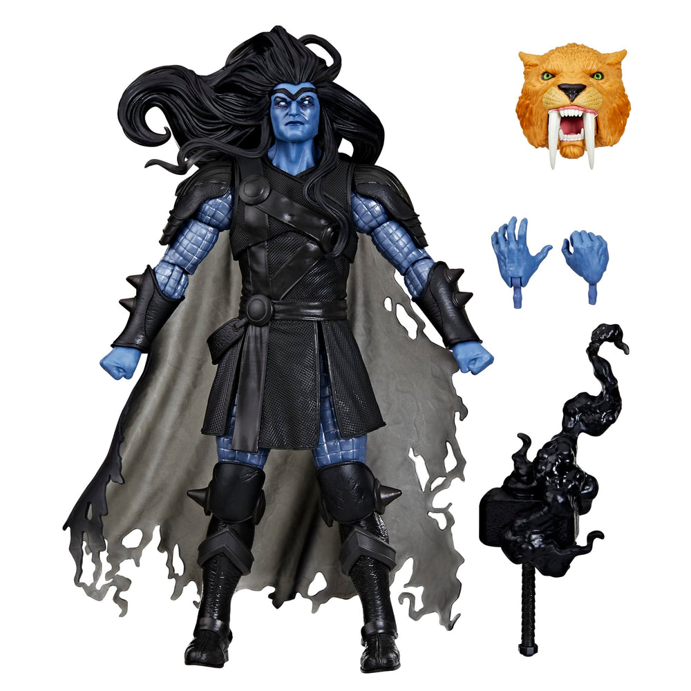 Marvel Legends Black Winter Thor front view showcases detailed comics-inspired deco.