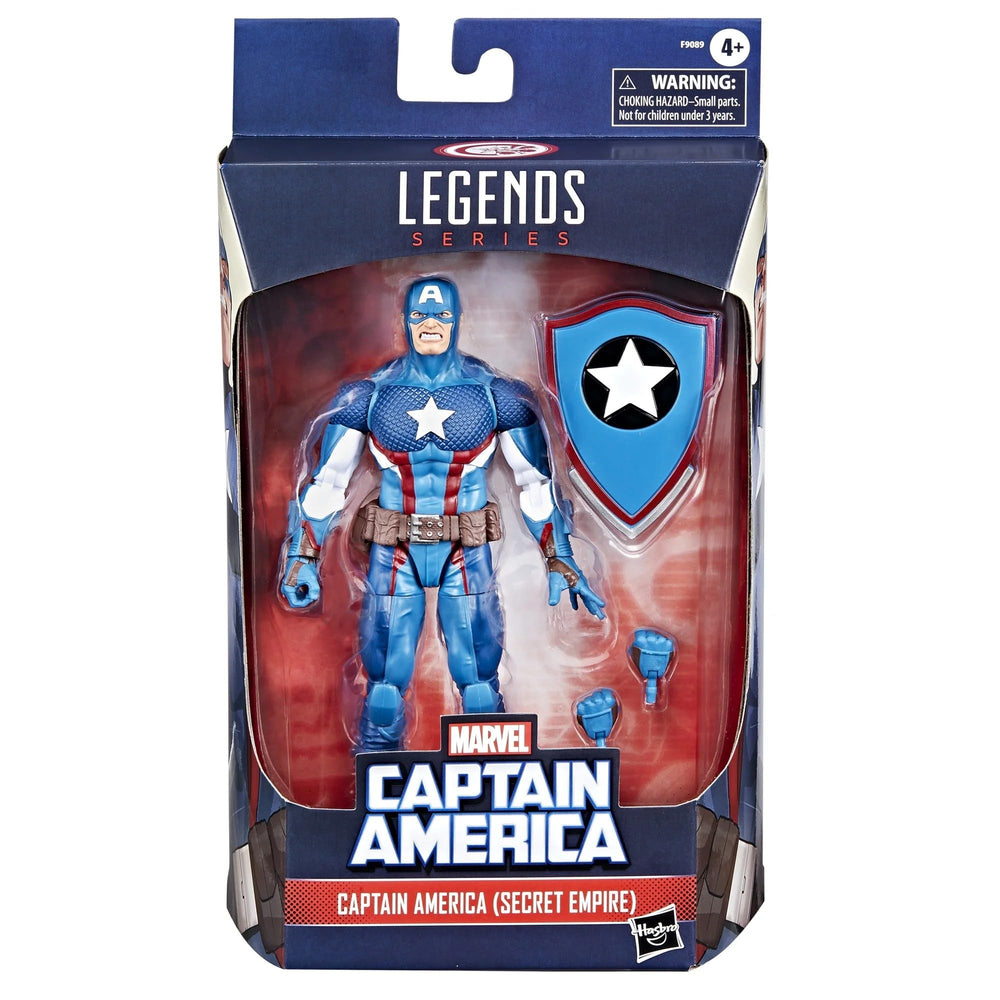 Marvel Legends Captain America Secret Empire head articulation detail enables dynamic poses